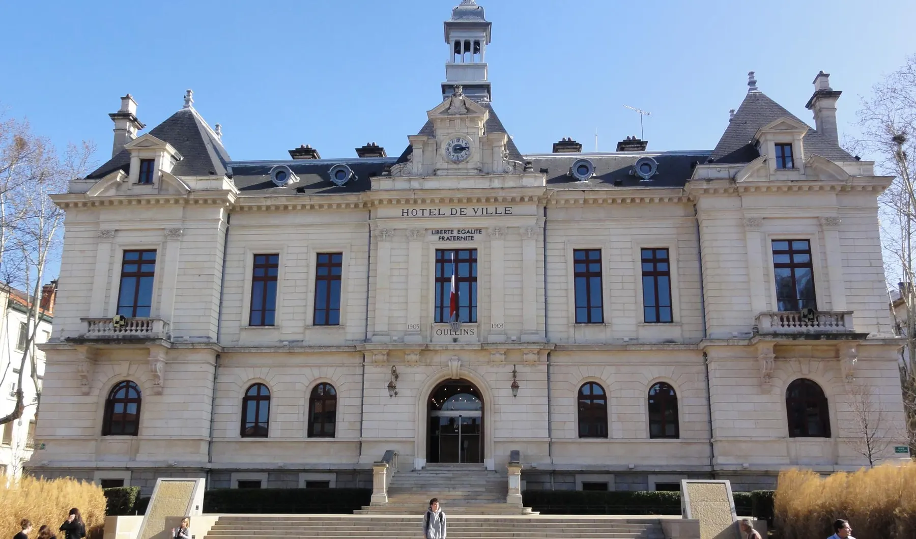 L'hôtel de ville d'Oullins